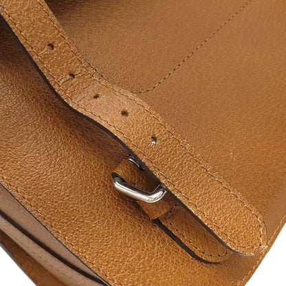 Louis Vuitton 2way Bag Samara Reporter Samara Leather Brown Silver Hardware