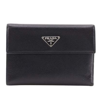 Prada M510 a Sapphire Nero Black Bifold Wallet