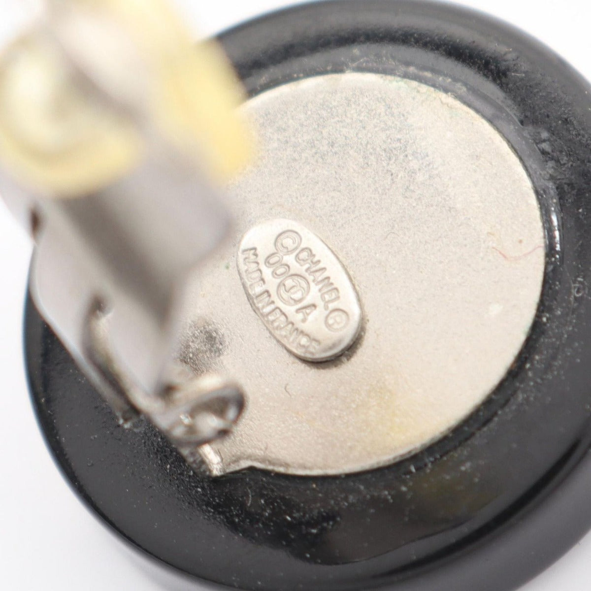 Chanel Earrings CC Logo Stainless Steel — view 3