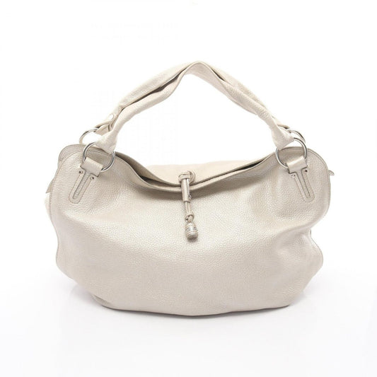 Celine Handbag Bittersweet Silver Leather