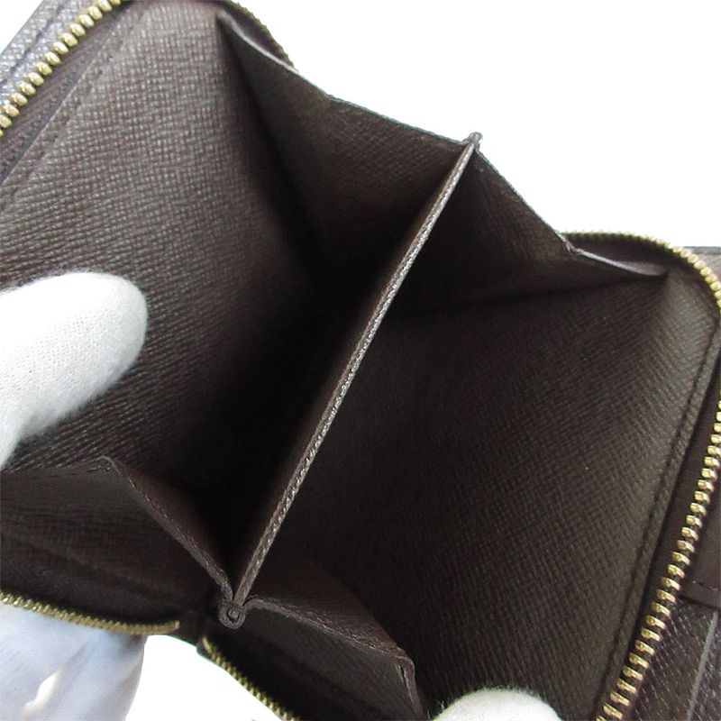 Louis Vuitton Bifold Wallet Damier Compact Zip N61618