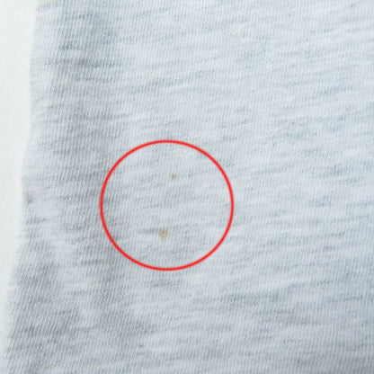 Celine 2x764501f 100% Cotton Logo Print Loose Fit Short Sleeve T-shirt Grey XS