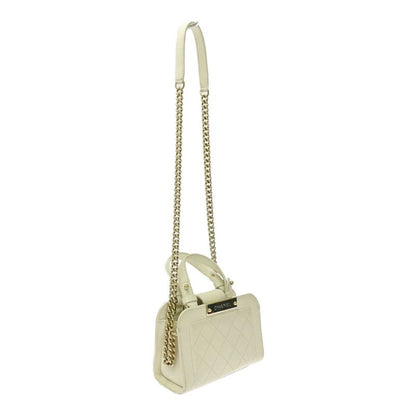 Chanel Matelasse Leather Click Label Shoulder Bag White 439887 Shoulder Bag