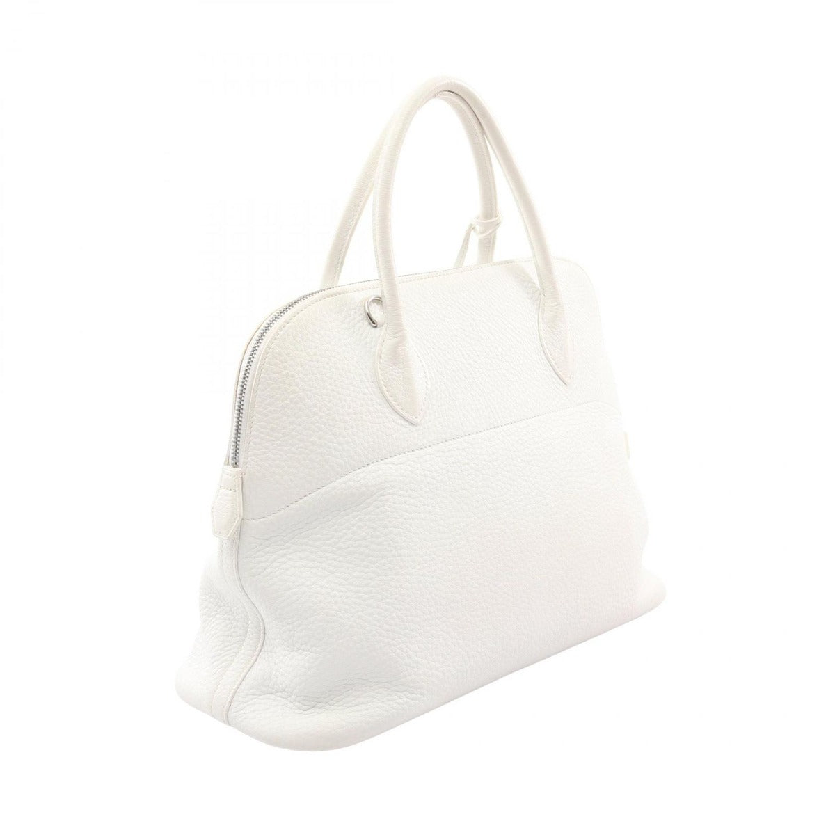 Hermes Handbag Bolide 35 White Leather Suit B — view 2