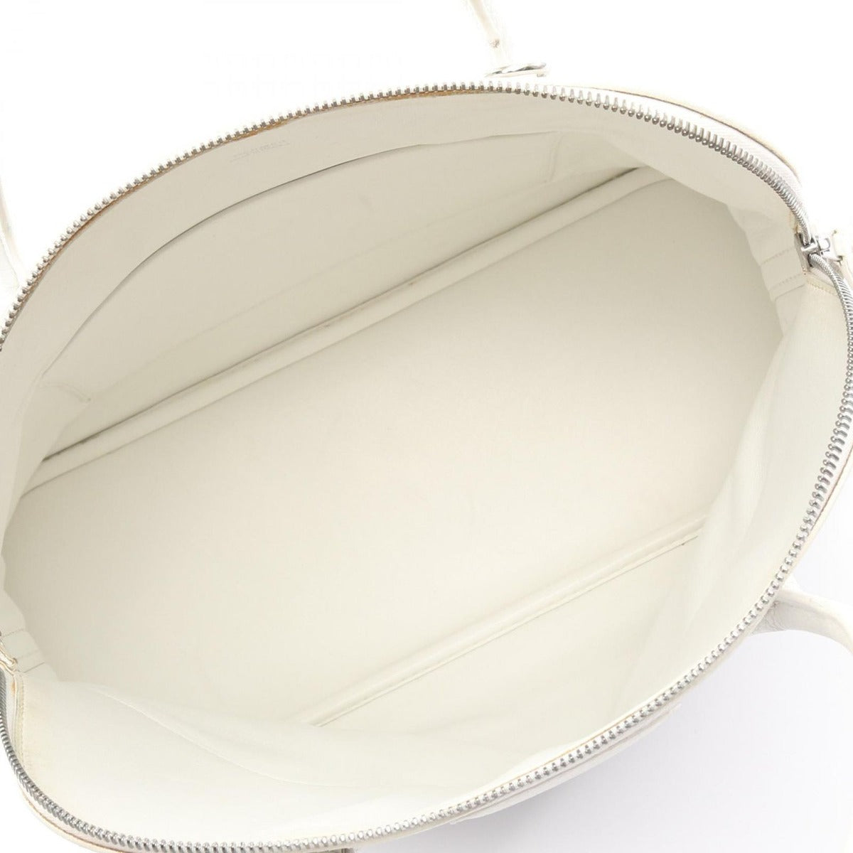 Hermes Handbag Bolide 35 White Leather Suit B — view 3
