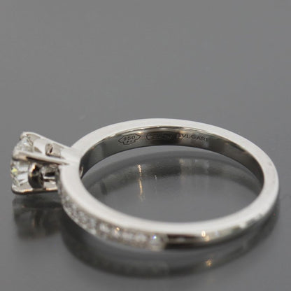 Bvlgari Rome Amor Diamond 0.3 CT Ring No 6 Pt950 Box Gallery E1366