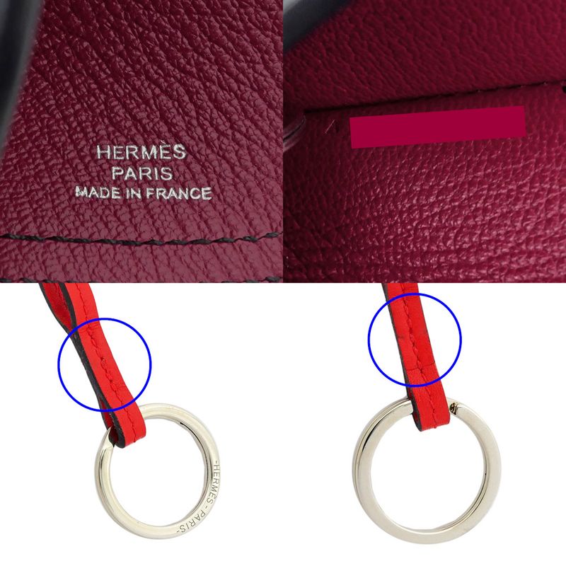 Hermes Camaille Bag Charm Blue-zanzibar Orange Poppy- Blue-type