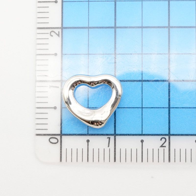 11mm (0.43in) Tiffany & Co Open Heart Pendant Top 25-651s