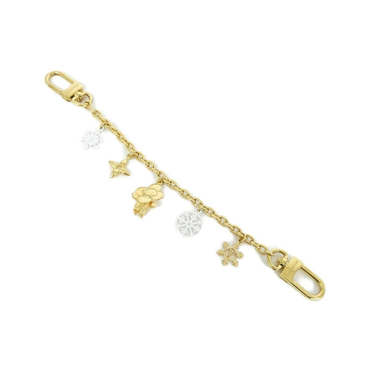 Louis Vuitton Bag Charm Vivienne Ice Skate Blanc
