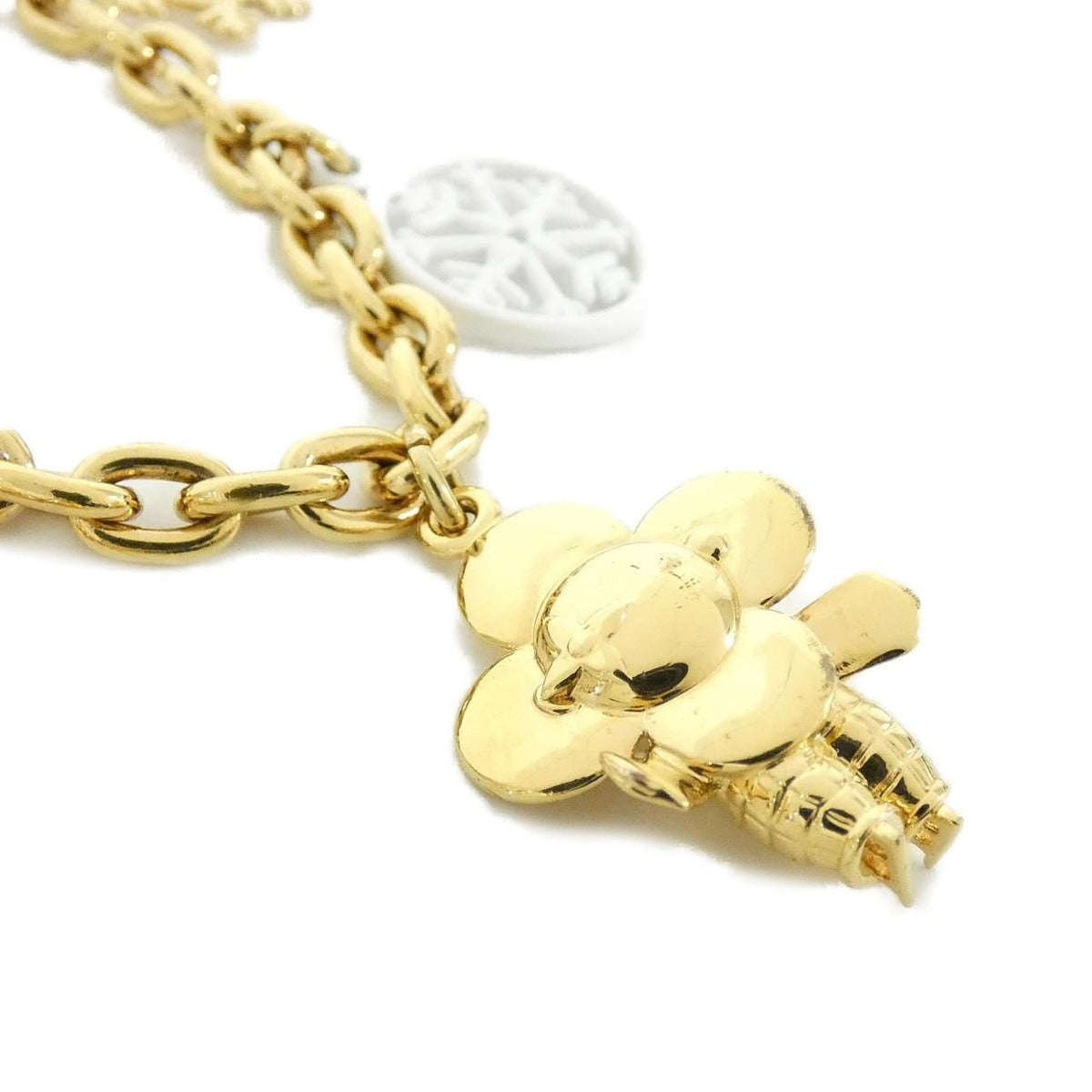 Louis Vuitton Bag Charm Vivienne Ice Skate Blanc — view 4