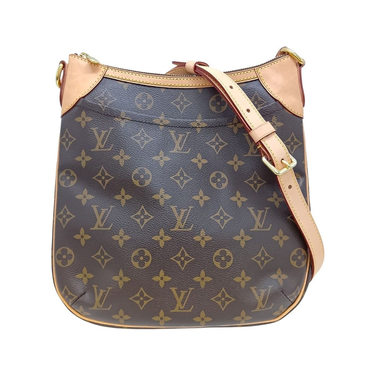 Louis Vuitton Monogram Odeon PM Shoulder Bag Brown