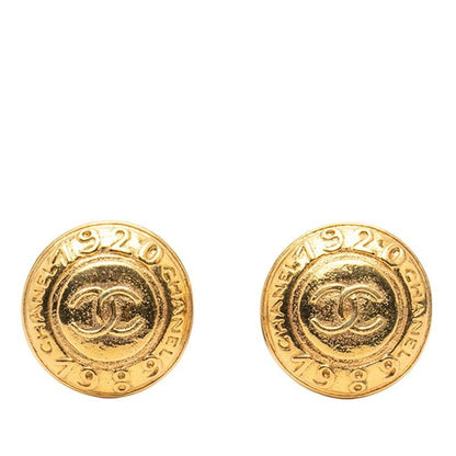 Chanel CC Logo Gold Plated