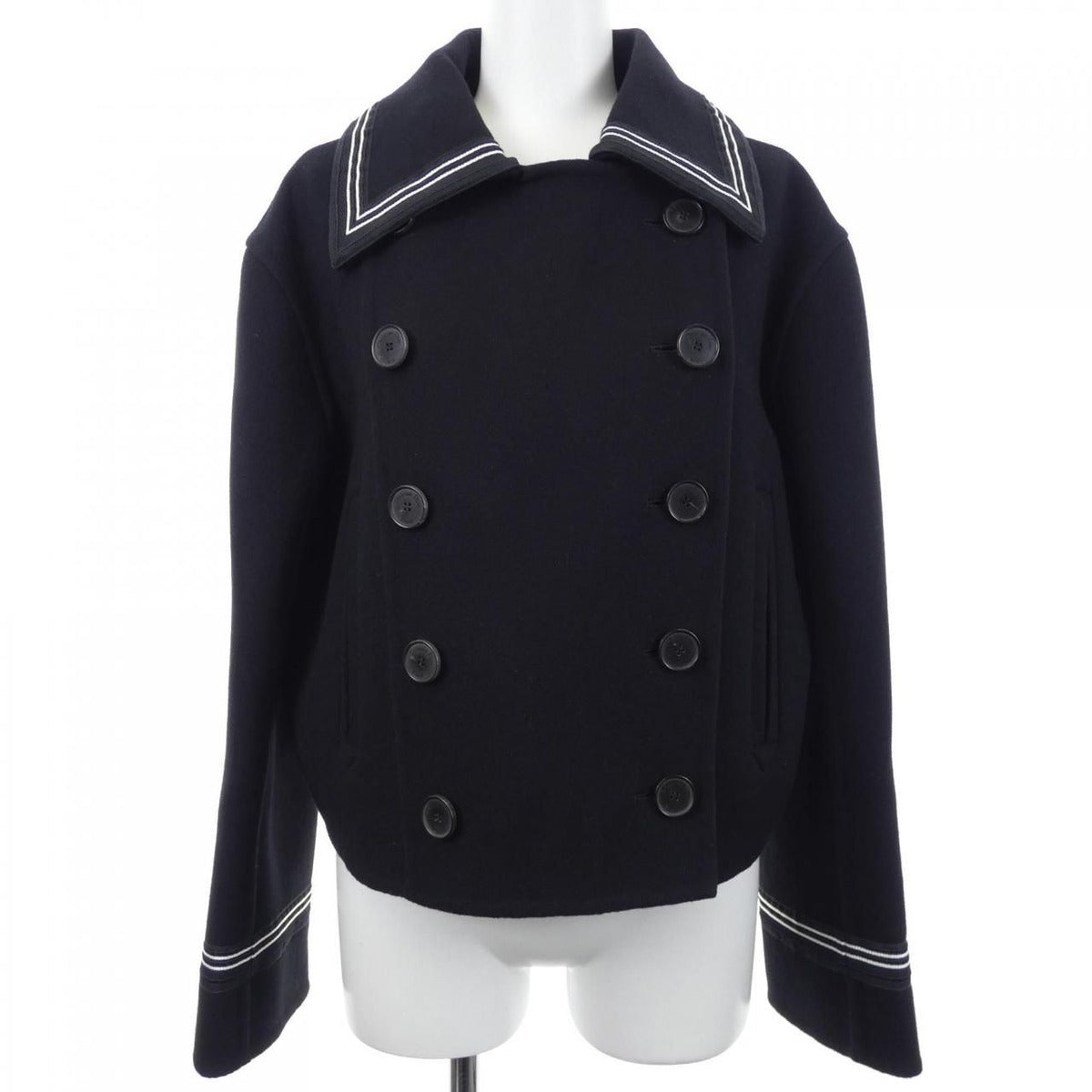 Dior Christian Double Breasted Peak Coat Jacket