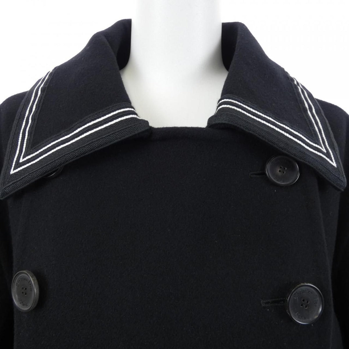 Dior Christian Double Breasted Peak Coat Jacket — view 5