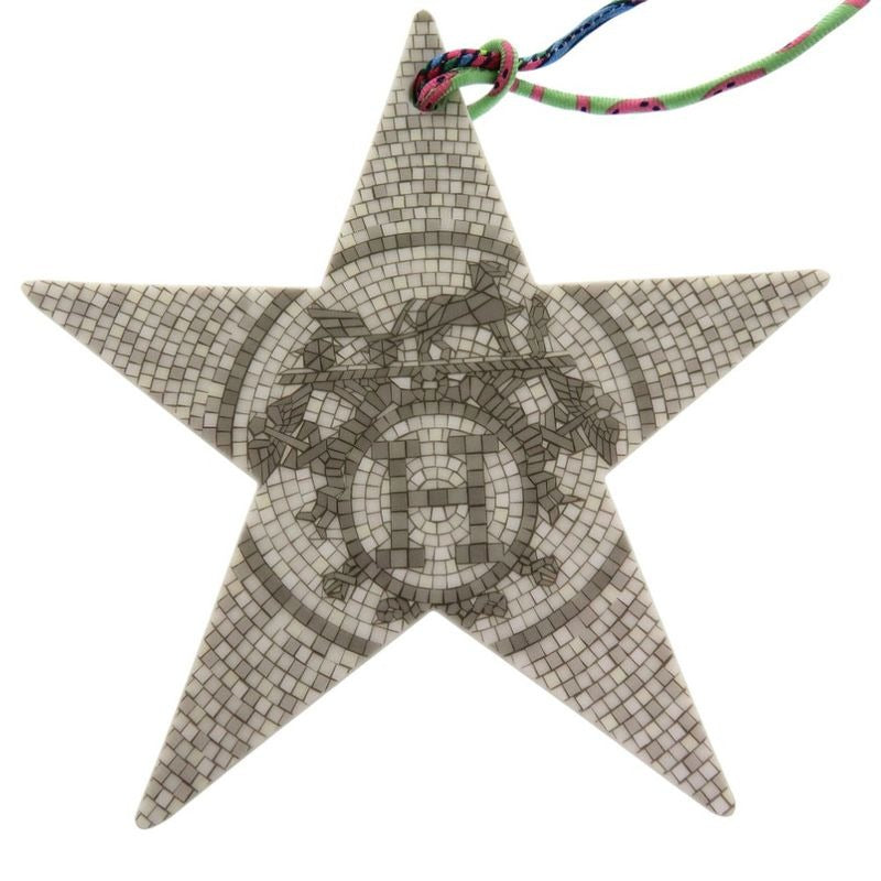 Hermes Bourdoux Noel Poutierache X'S Christmas Mosaic Tile Pattern Object