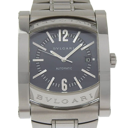 Bvlgari Ashoma Stainless Steel Silver Automatic Winding Analog Display Watch