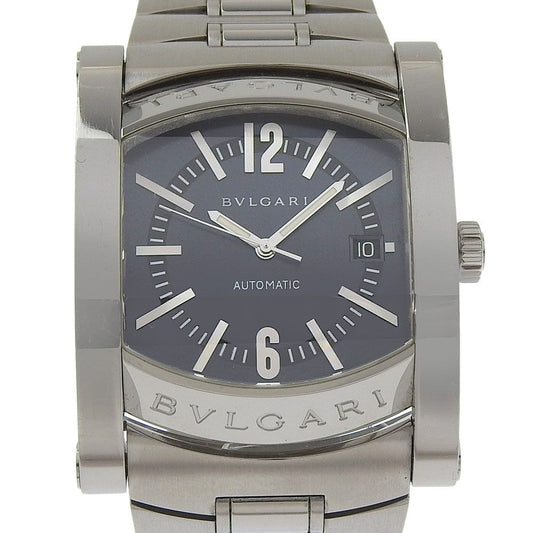 Bvlgari Ashoma Stainless Steel Silver Automatic Winding Analog Display Watch