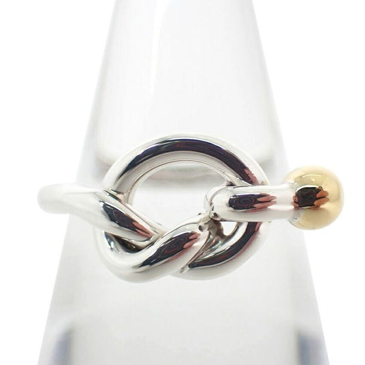 Tiffany & Co Silver 925 750 Love Knot Ring No 7.5 J130-8