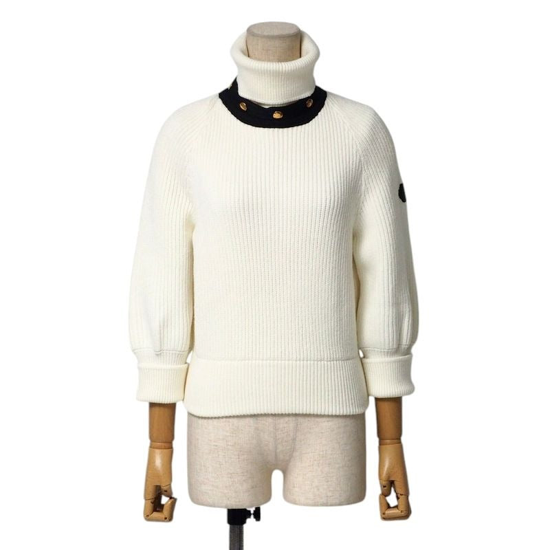 Louis Vuitton Sweater Size S 2-Way Turtleneck Ribbed Knit