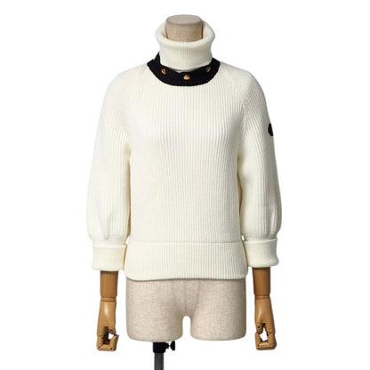 Louis Vuitton Sweater Size S 2-Way Turtleneck Ribbed Knit