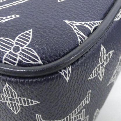 Louis Vuitton Monogram Ink Danube Shoulder Bag Bleu Marine — view 3