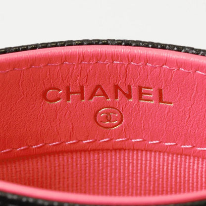 Chanel Pass Case (commuter Pass Holder) CARD CASE Black