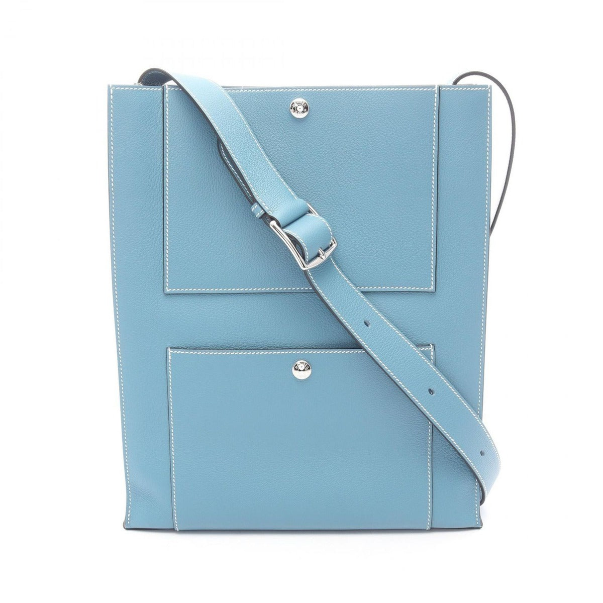 Hermes Shoulder Bag Kabash New Brewing Jean Leather