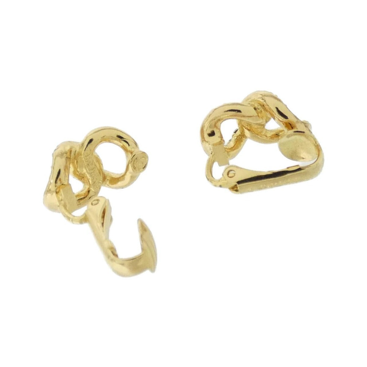 Dior Vintage Earrings Gold — view 3