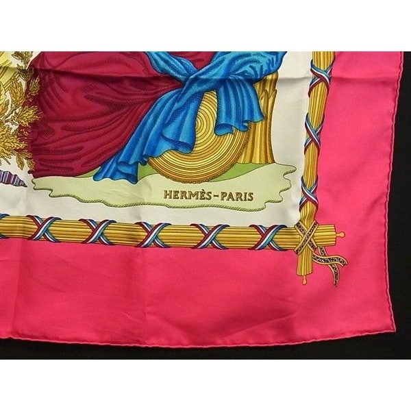 Hermes Liberte Egalite Fraternite Republique Francaise Carre Scarf — view 4