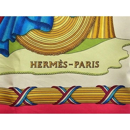 Hermes Liberte Egalite Fraternite Republique Francaise Carre Scarf — view 5