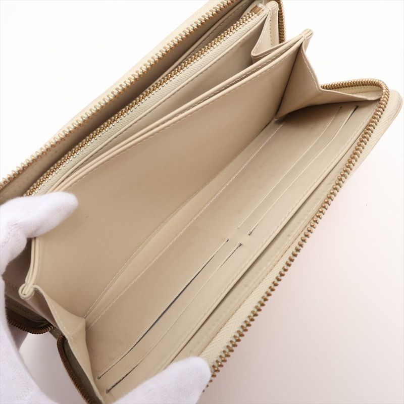 Louis Vuitton Vernis Zippy Wallet Leopard M91476 Bronze Colailles Made In Spain