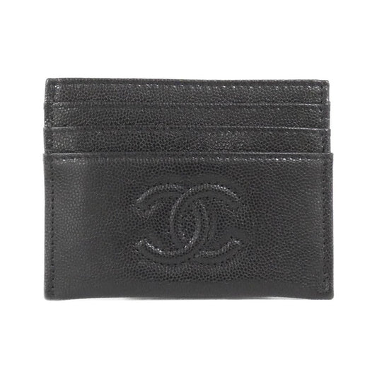 Chanel Card Case Card Holders Black