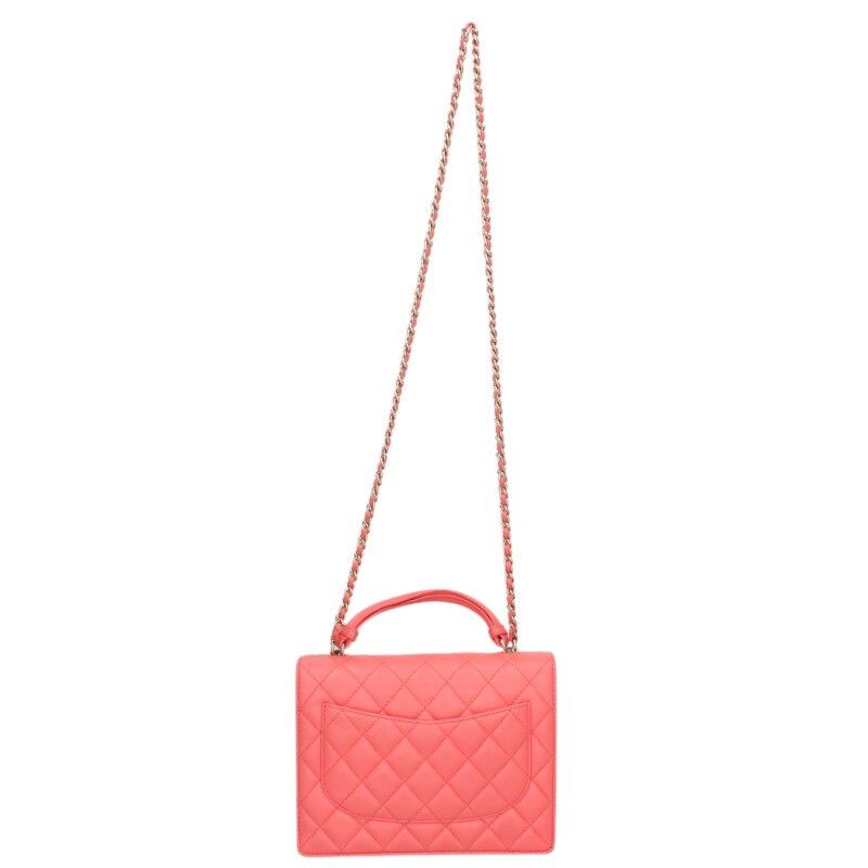 Chanel Lambskin Chain Shoulder Bag Women
