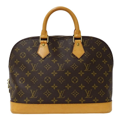 Louis Vuitton Bag Monogram Handbag Alma Brown