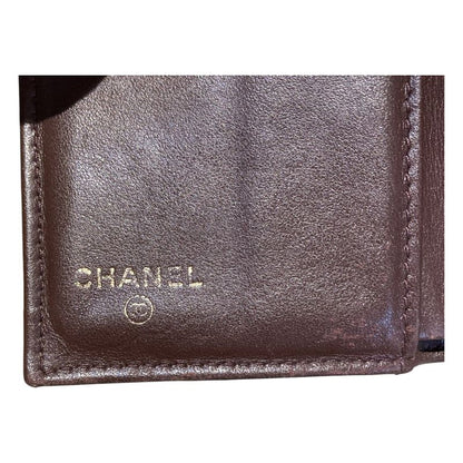Chanel - A81900 Matelasse Caviar Skin Small Flap Wallet Trifold Ladies Black