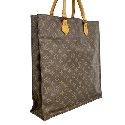 Louis Vuitton Tote Monogram Sac Plat Brown — view 2