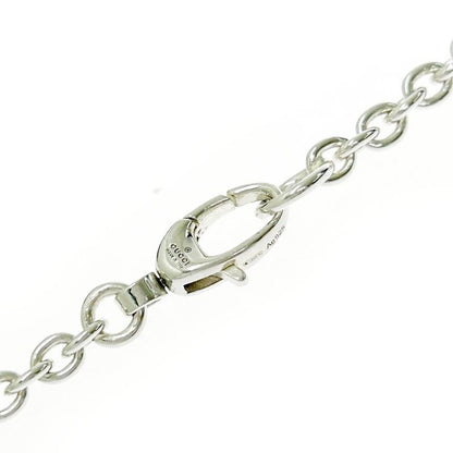 Gucci Silver Interlocking G Necklace 25.9g 925 Engraved 434377 Necklace
