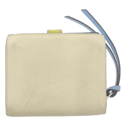 Loewe - SGC Compact ZIP Wallet Anagram Logo Leather Compact Wallet Purse - Off