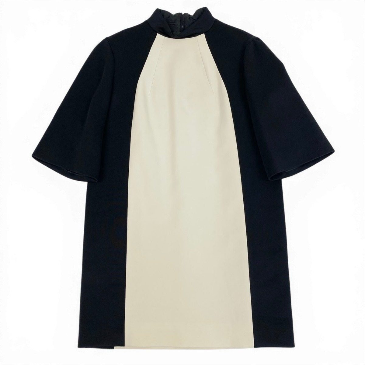 Louis Vuitton Bottle Neck Dress 34 Black White — view 2