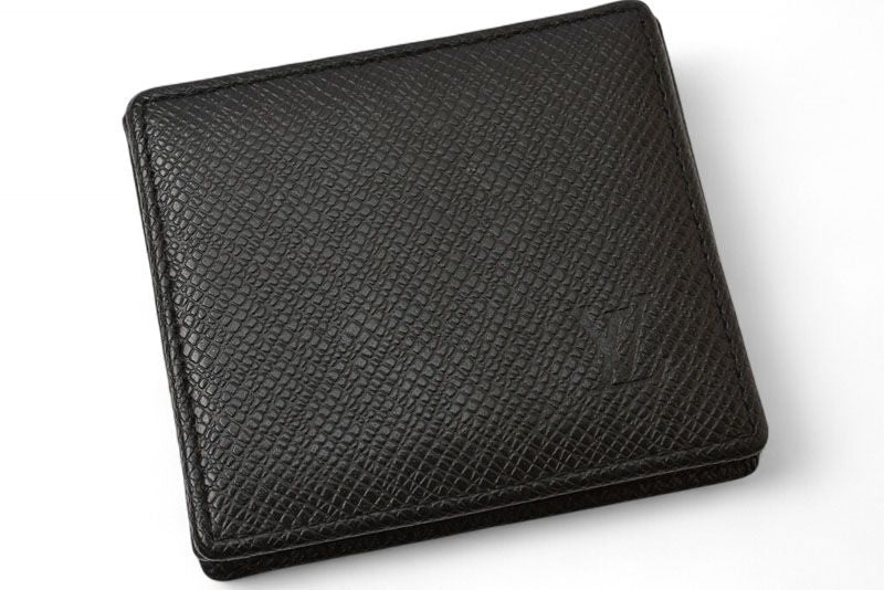 Louis Vuitton Coin Case Preowned Louis Vuittontaiga Porte Monet Boite Ardoise