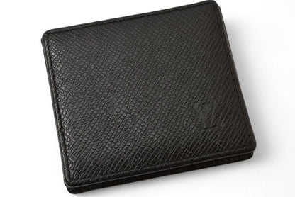 Louis Vuitton Coin Case Preowned Louis Vuittontaiga Porte Monet Boite Ardoise