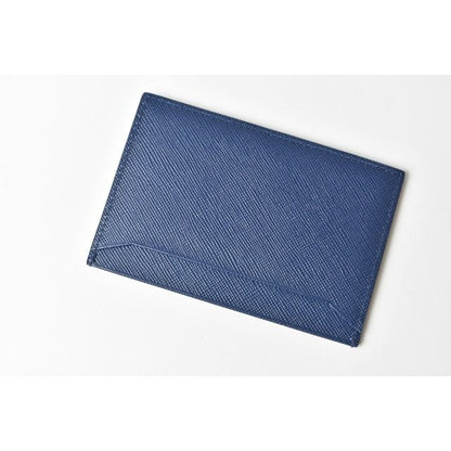 Prada Card Case Business Holder Saffiano Metal Blue 1 M0208 — view 5