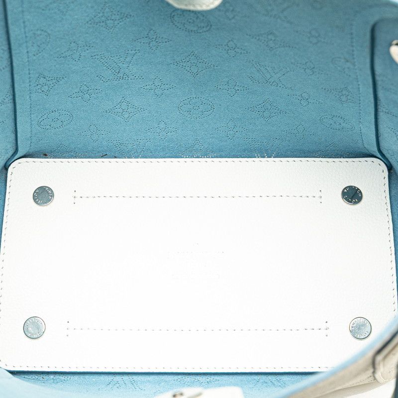 Louis Vuitton Mahina Hina PM Handbag Shoulder Bag 2WAY M56199 Snow White Blue