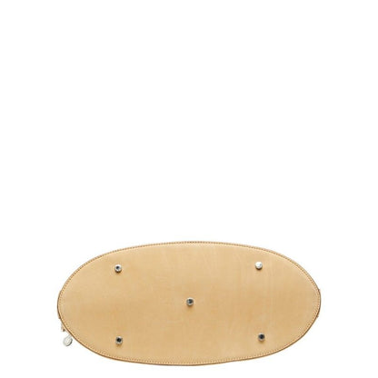 Bulgari Handbag Shoulder Bag 2WAY Beige Nubuck Women Bvlgari