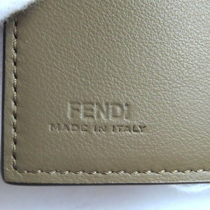 Fendi 8m0426 Selleria Pekaboo Leather Compact Wallet Trifold Wallet Pink