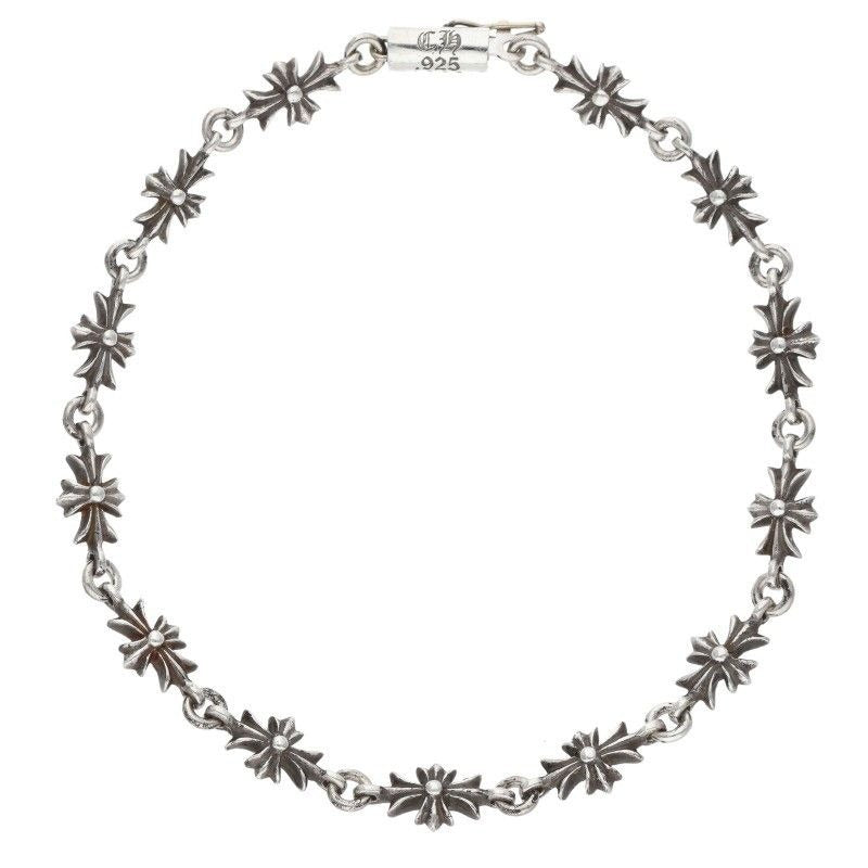 Chrome Hearts Tny CH Pls Tiny Ech Plus Silver Bracelet