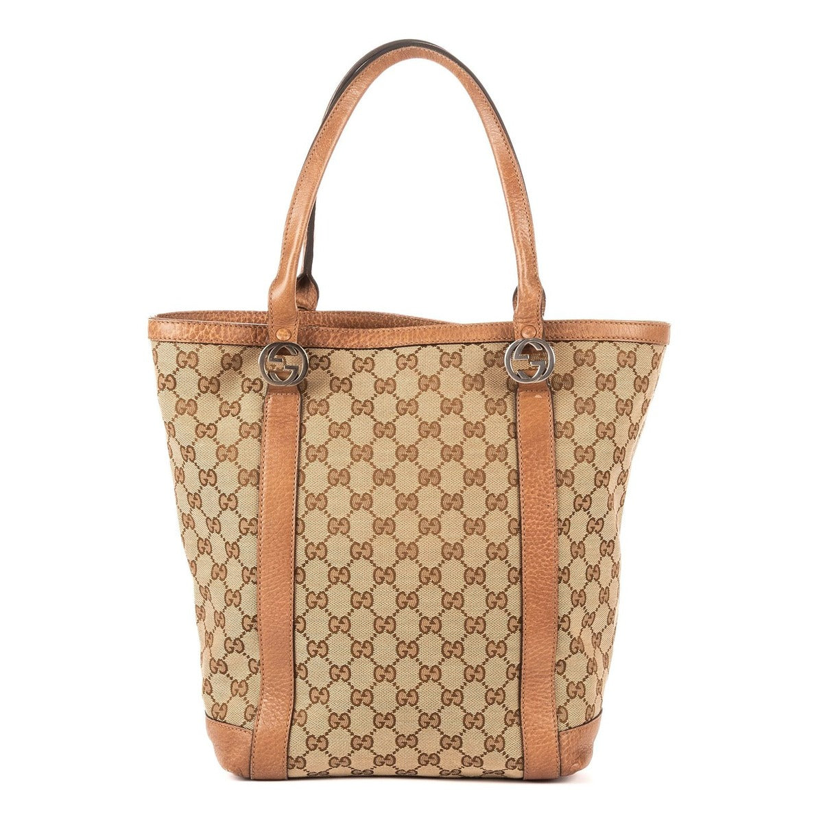 Gucci Miss GG Vertical Tobege Brown Canvas
