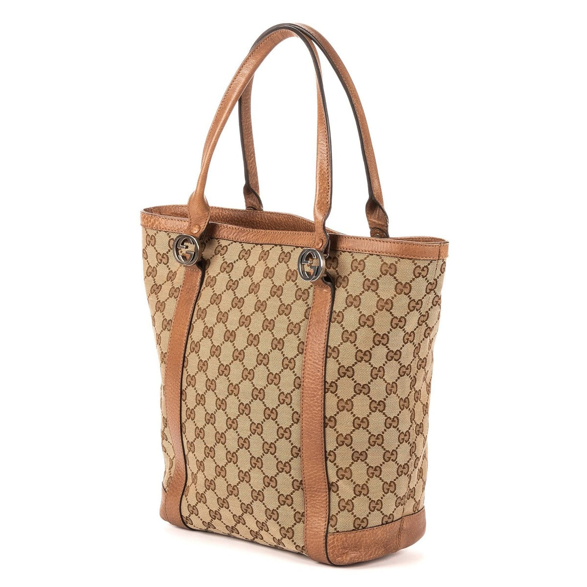 Gucci Miss GG Vertical Tobege Brown Canvas — view 2