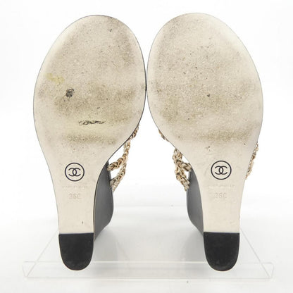 Chanel Sandals Black 36 — view 4
