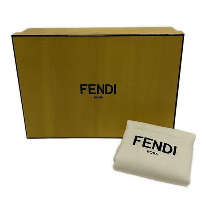 Fendi Shoulder Bag Baguette Soft Trunk Phone Pouch 7as139 Brown And Black Phone